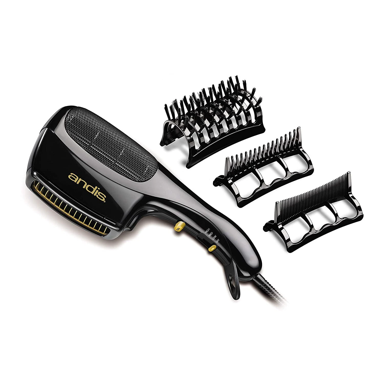 Andis Iconic Styler Ceramic Black 1875W Hair Dryer Andis Iconic Styler Ceramic Black 1875W Hair Dryer -Beauty and Company 040102301209 1