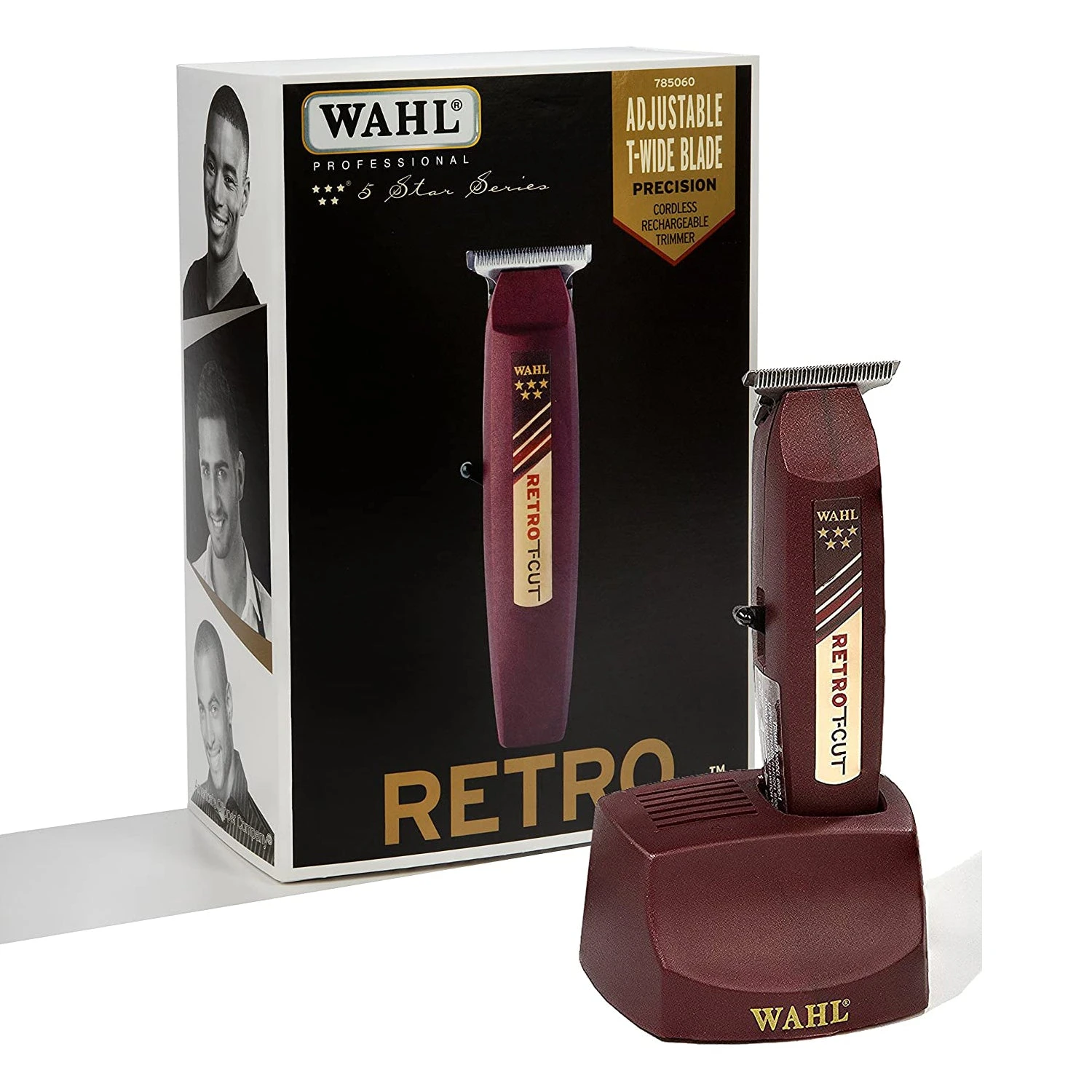 Wahl Professional 5-Star Cordless Retro T-Cut Trimmer Wahl Professional 5-Star Cordless Retro T-Cut Trimmer -Beauty and Company 043917104591 1
