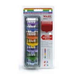 Wahl Professional 8 Color Coded Cutting Guides With Organizer