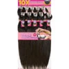 JANET 10X EZ SPLIT PRE-STRECHED 52" -Beauty and Company 10X EZ SPLIT PRE STRETCHED BRAID 52INCH PACKAGE