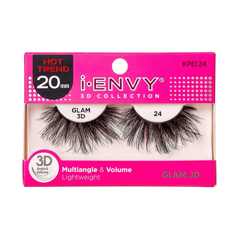 Kiss I Envy Glam 3D Collection 24 Eyelashes - KPEI24 Kiss I Envy Glam 3D Collection 24 Eyelashes - KPEI24 -Beauty and Company 24b7d5645996d03bdb563fbb83cfe539