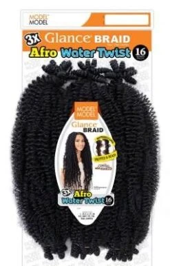 Model Model 3X Afro Water Twist 16" Synthetic Hair Braid