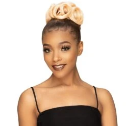 Janet Collection Remy Illusion Ponytail - EMERALD -Beauty and Company 51 WXMg4dzL. SL1000