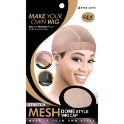 Qfitt Make Your Own Wig Stretch Mesh Dome Style Wig Cap (M&M #5113)