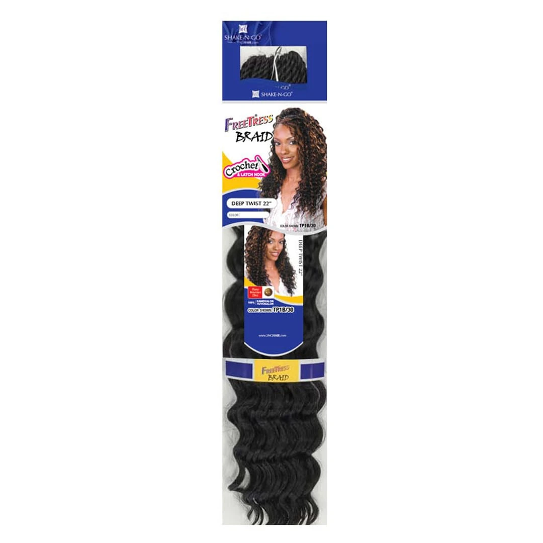 FREETRESS DEEP TWIST BULK 22" - (SKDBX22) FREETRESS DEEP TWIST BULK 22" - (SKDBX22) -Beauty and Company 51KVWSJmRrL. SL1080