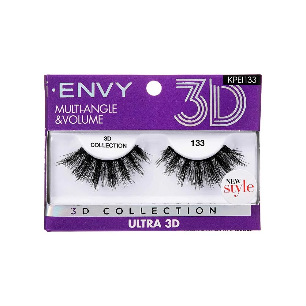 Kiss I Envy 3D Collection Natural 133 Eyelashes - KPEI133 Kiss I Envy 3D Collection Natural 133 Eyelashes - KPEI133 -Beauty and Company 620919685db3df7b346164085bcf7c18
