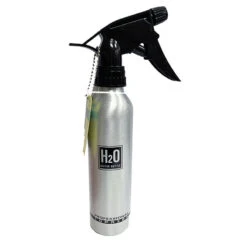 Beauty Town Aluminum Trigger Silver Water Spray Bottle, 8oz