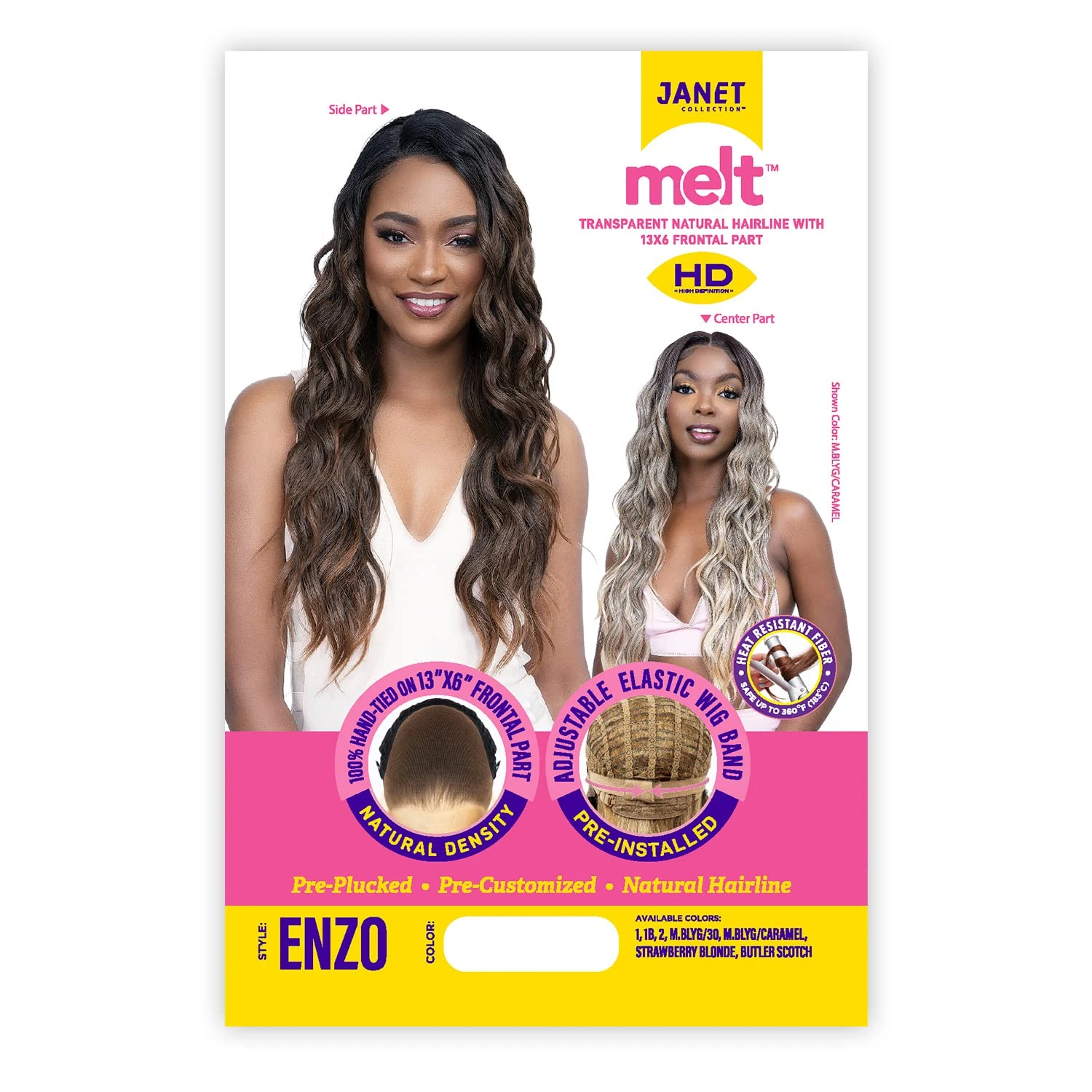 Janet Collection Synthetic Hair Melt 13x6 HD Swiss Lace Frontal Wig - ENZO Janet Collection Synthetic Hair Melt 13x6 HD Swiss Lace Frontal Wig - ENZO -Beauty and Company 71DAGA22p9L. SL1500