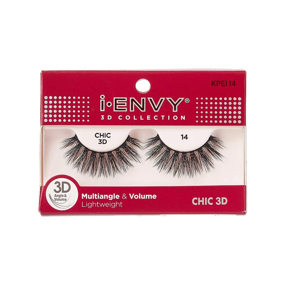 Kiss I Envy Chic 3D Collection 14 Eyelashes - KPEI14 Kiss I Envy Chic 3D Collection 14 Eyelashes - KPEI14 -Beauty and Company 73e281ab080b129cfe4830cfdaaf6861