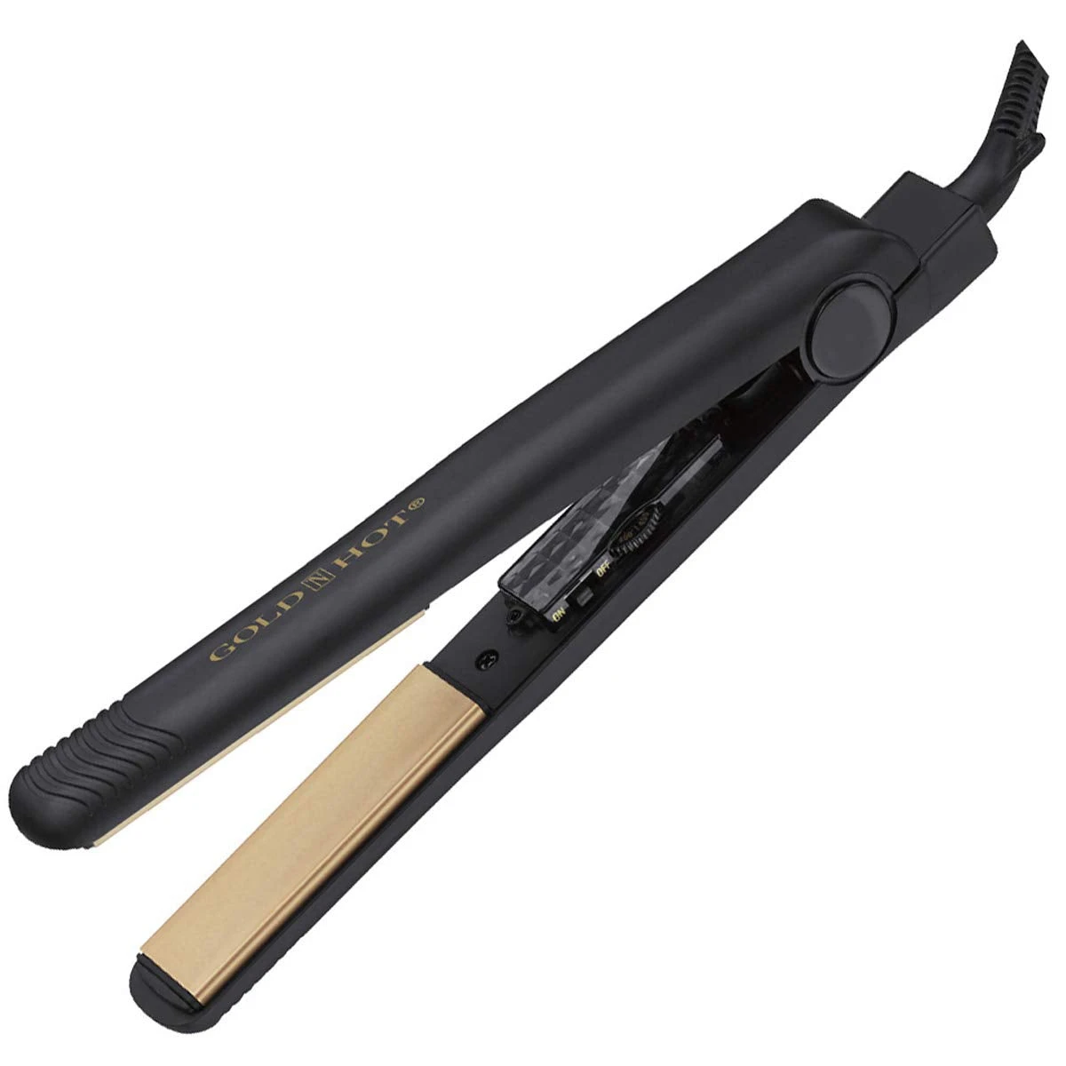 Gold N Hot Professional 1" Ceramic Flat Iron Gold N Hot Professional 1" Ceramic Flat Iron -Beauty and Company 810667011666 1
