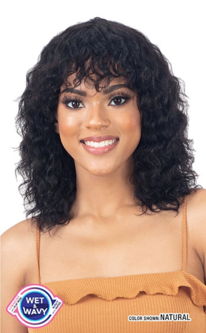Mayde Beauty Bells Wave 100% Human Hair Wet & Wavy Wig Mayde Beauty Bells Wave 100% Human Hair Wet & Wavy Wig -Beauty and Company BELLSWAVEWIGFRONT