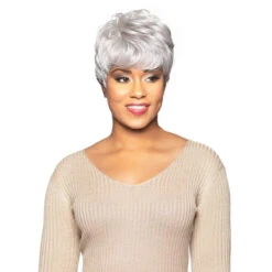 Vivica Fox Foxy Silver Celia Synthetic Hair Wig