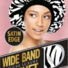 DREAM W-WIDE BAND BONNET SATIN ZEBRA (DRE073Z) -Beauty and Company DRE073Z