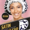 DREAM W-SLEEP CAP SATIN ZEBRA (DRE089Z) 2 DREAM W-SLEEP CAP SATIN ZEBRA (DRE089Z) -Beauty and Company DRE089Z