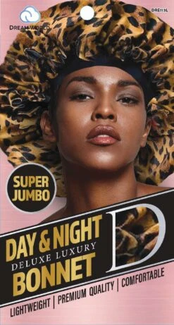 DAY & NIGHT BONNET - SUPER JUMBO LEOPARD (DRE113L)