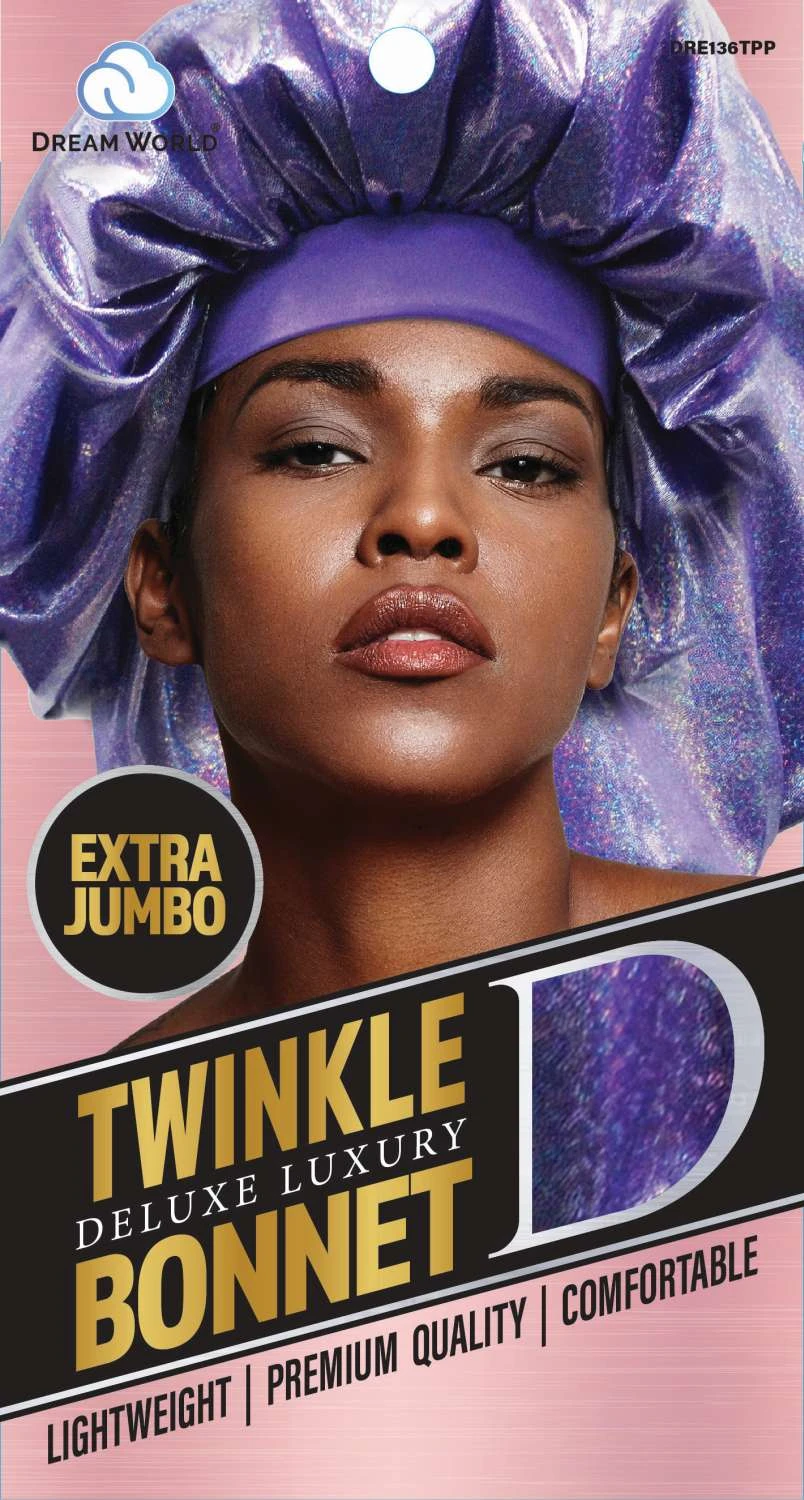 DREAM W-TWINKLE BONNET JUMBO G/PP (DRE136TPP) DREAM W-TWINKLE BONNET JUMBO G/PP (DRE136TPP) -Beauty and Company DRE136TPP