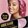 DREAM WIDE BAND EXTRA LONG BRAID BONNET G/PINK (DRE174THP) -Beauty and Company DRE174THP