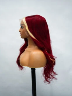 HERSHE COLORS 100% VIRGIN 13X4 RED/613 -Beauty and Company DSC06653