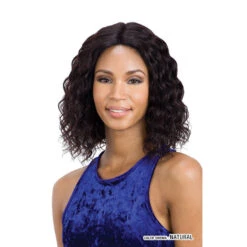 Mayde Beauty Deep Bounce 5" 100% Human Hair Lace And Lace Wig #NATURAL