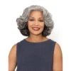 Foxy Silver Esther Synthetic Lace Front Wig -Beauty and Company FoxySilverEstherSyntheticLaceFrontWig 1