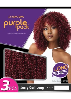 Outre Purple Pack Long Series 3Pcs Twist Jerry Curl Long Weave