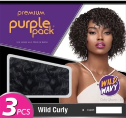 Outre Purple Pack Wild & Wavy Wild Curly 3Pcs Weave
