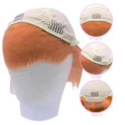 HERSHE PINK 13X4 BOB GINGER ST WIG -Beauty and Company Human Hair CU ginger 50865b8e fc34 4c72 864e a3675391386b