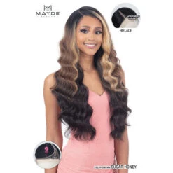 Mayde Beauty Itzel Synthetic Hair Refined HD Lace Front Wig