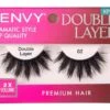 Kiss I Envy Premium Double Layer 02 Eyelashes - KPE71 -Beauty and Company KISS i ENVY Premium Double Layer 02 Lashes KPE71