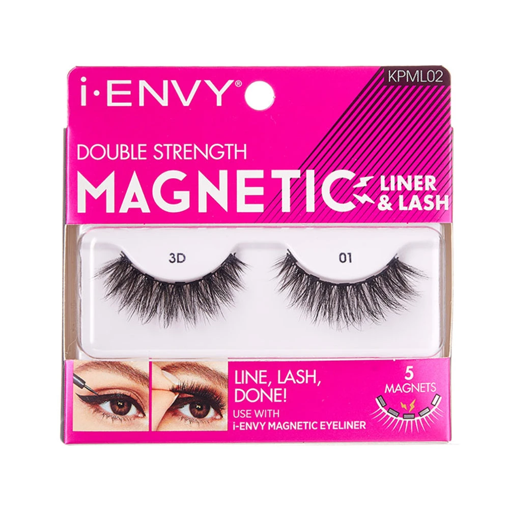 Kiss I Envy 3D Magnetic Liner & Lash 01 Eyelashes - KPML02 Kiss I Envy 3D Magnetic Liner & Lash 01 Eyelashes - KPML02 -Beauty and Company KissIEnvy3DMagneticLiner Lash01Eyelashes KPML02 1