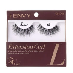 Kiss I Envy Extension L Curl 02 Lashes - KLEC08