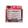 Kiss I Envy Individual Luxe Black Medium Eyelashes - KPEM02UB -Beauty and Company KissIEnvyIndividualLuxeBlackMediumEyelashes KPEM02UB 1