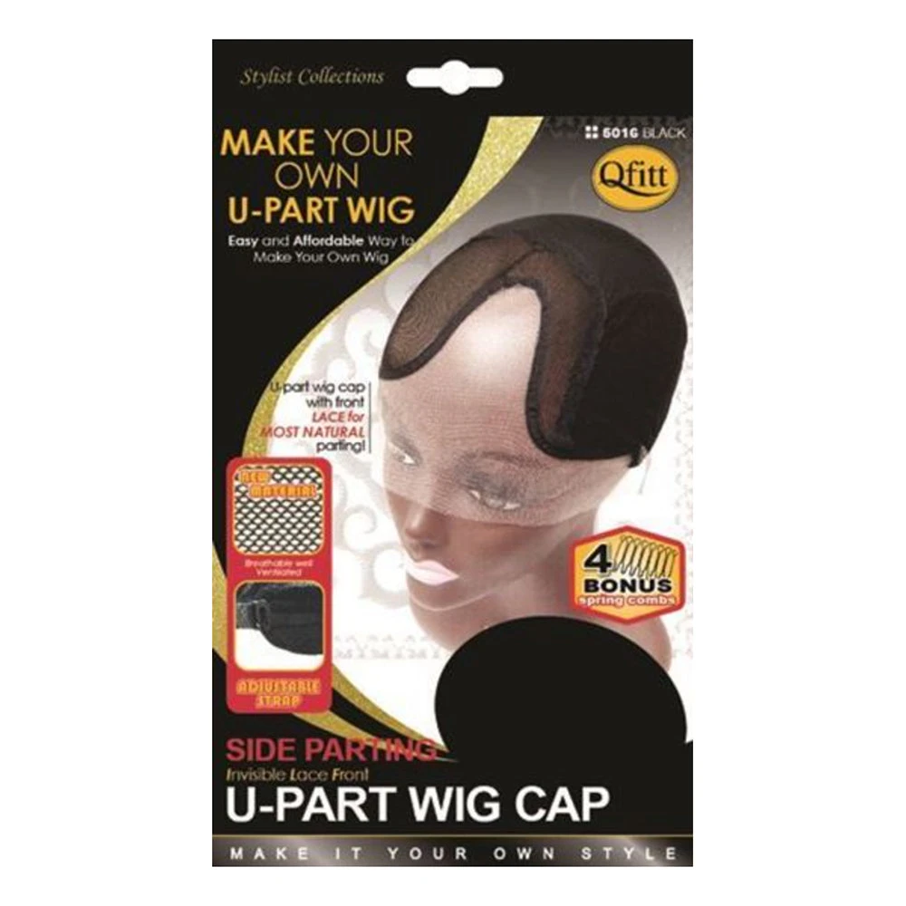 Qfitt Side Parting U-Part Invisible Wig Cap With Lace Front (M&M #5016) Qfitt Side Parting U-Part Invisible Wig Cap With Lace Front (M&M #5016) -Beauty and Company M M 5016QfittSidePartingU PartInvisibleWigCapWithLaceFront 1