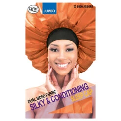 Qfitt Super Jumbo Dual-Sided Orange Sleep Cap (M&M #8000)