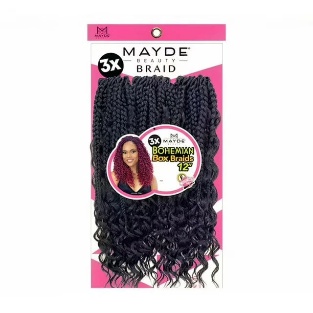MAYDE BEAUTY 3X BOHEMIAN BOX BRAIDS 12" MAYDE BEAUTY 3X BOHEMIAN BOX BRAIDS 12" -Beauty and Company Mayde Beauty Bohemian Box 12 b2c4452e b22c 4305 a730 9bbbed4d1a30.6ae073425af6da3c5d37e8a7f44b3751.pnj