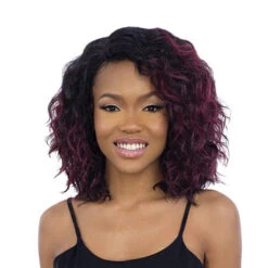 Mayde Beauty Becca 5" Synthetic Hair Invisible Lace Part Wig