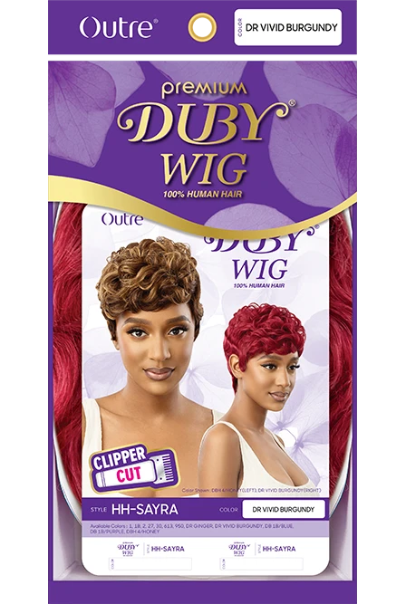 OUTRE DUBY WIG CLIPPER CUT HH SAYRA OUTRE DUBY WIG CLIPPER CUT HH SAYRA -Beauty and Company PKG DWHCSA Sayra