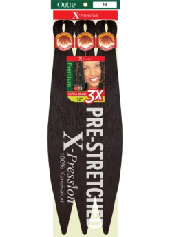 Outre X-Pression 3X 42" Pre-Stretched Synthetic Hair Braid