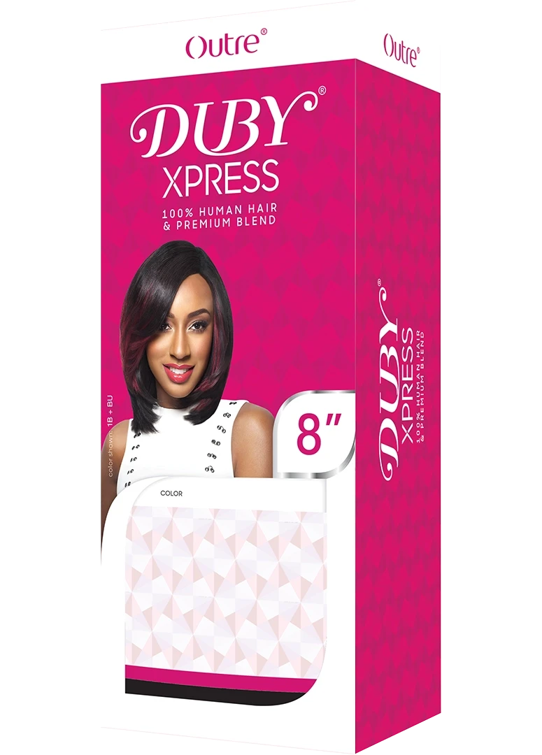 Outre Duby Xpress 100% Human Hair Blend Weaves Outre Duby Xpress 100% Human Hair Blend Weaves -Beauty and Company PK Duby Xpress HWMDU