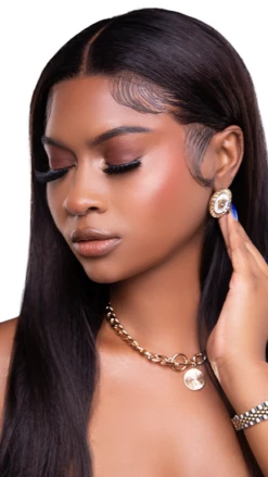 Hershe Pink 13x4 Straight Wig -Beauty and Company RAWSTRAIGHTNAT4 d631120e efc3 43a7 adc8 7311f443752f