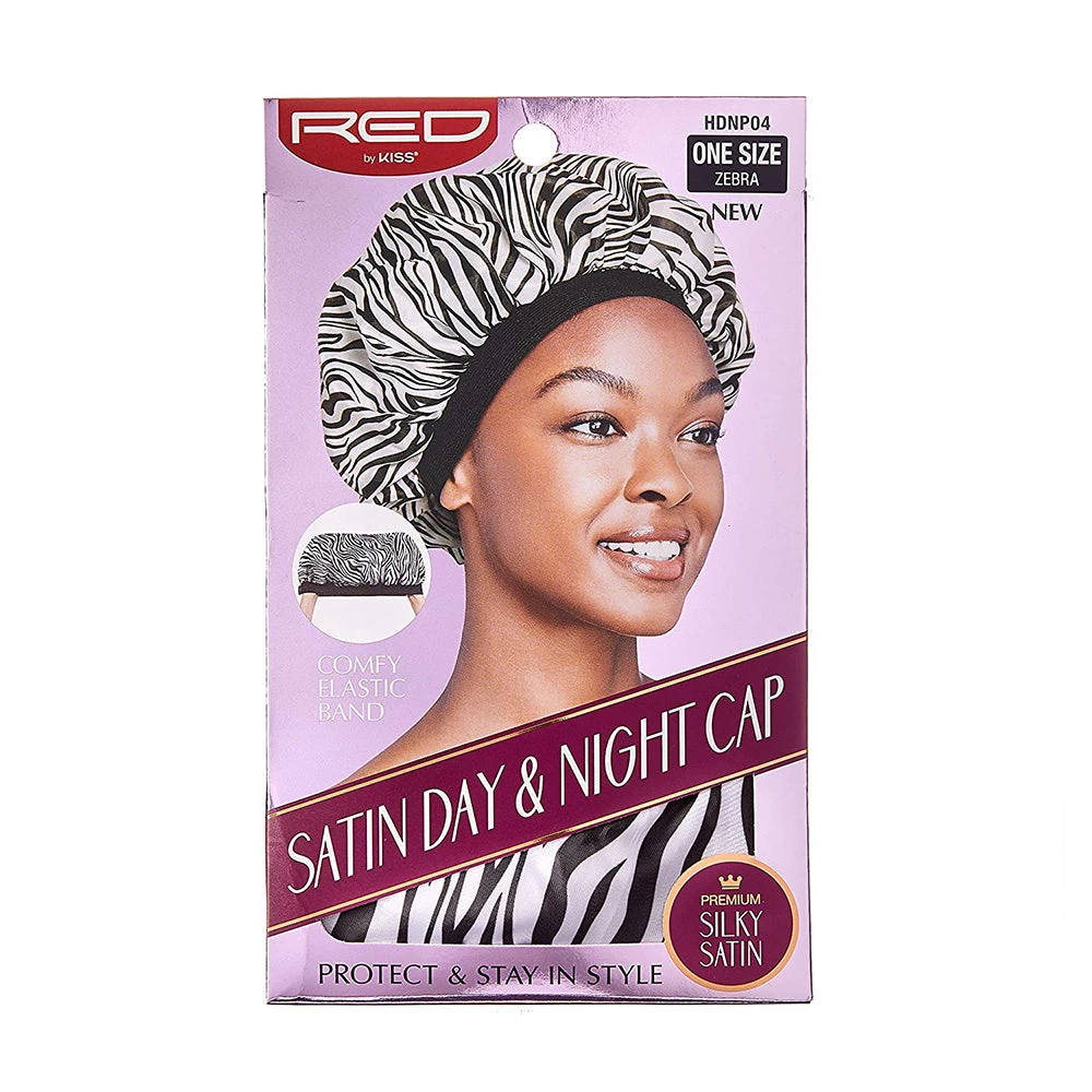 Red By Kiss HDNP04 Satin Day & Night Cap Red By Kiss HDNP04 Satin Day & Night Cap -Beauty and Company RedByKissHDNP04SatinDay NightCap 1