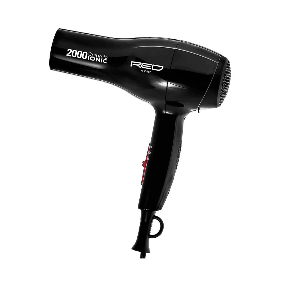 Red by Kiss 2000 Ionic Ceramic Blow Dryer Red By Kiss 2000 Ionic Ceramic Blow Dryer -Beauty and Company RedbyKiss2000IonicCeramicBlowDryer 1