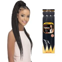 Vivica Fox Spetra 25" 3Pcs Ready Stretch Synthetic Hair Braid