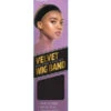 Velvet Wig Band Black (DRE170BK)