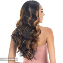 MAYDE VANILLA MOCHA HUMAN HAIR BLND LF WIG -Beauty and Company YWJVANL2