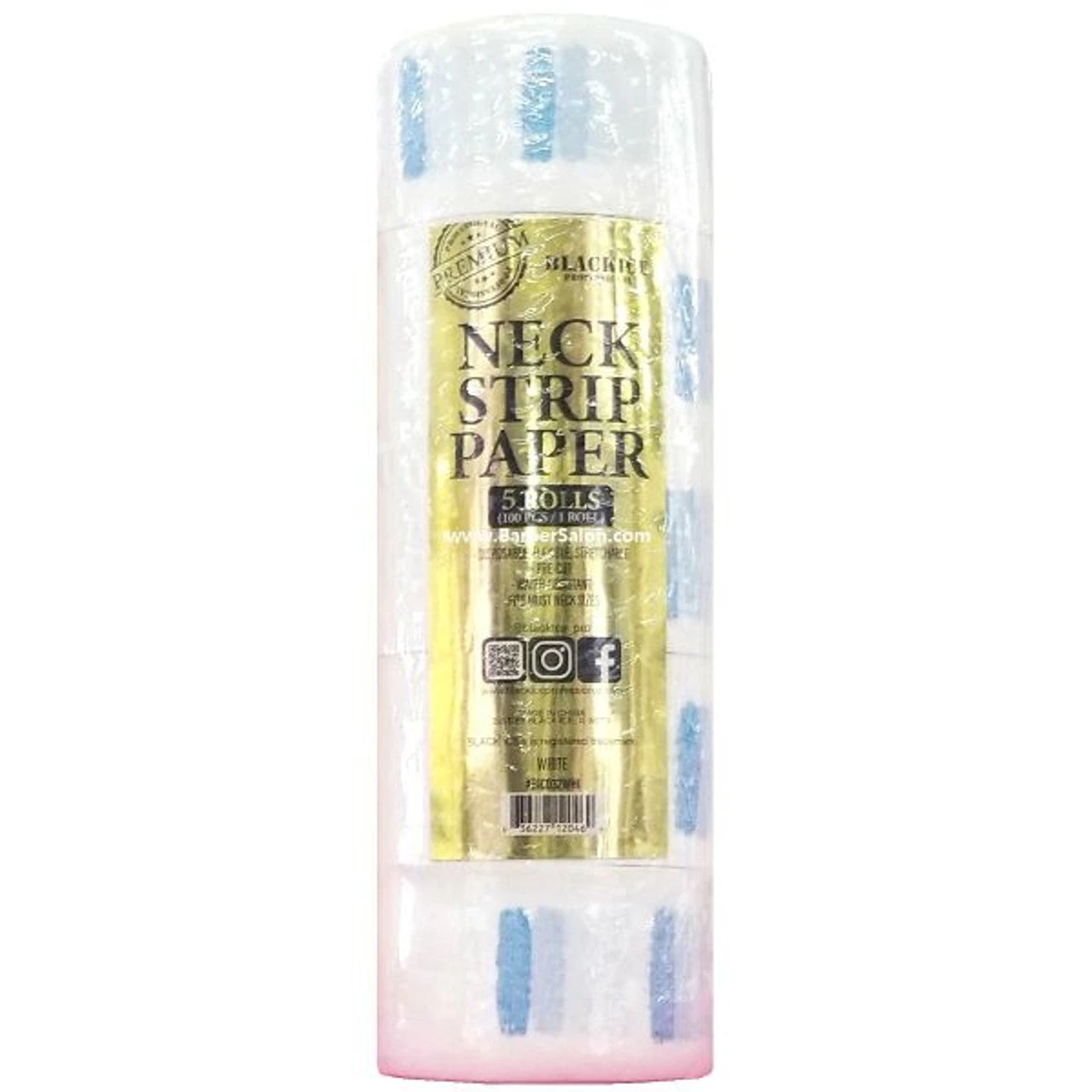 BLACK ICE NECK STRIP PAPER WHITE BIC032WHI BLACK ICE NECK STRIP PAPER WHITE BIC032WHI -Beauty and Company bi bic032whi 1 71244