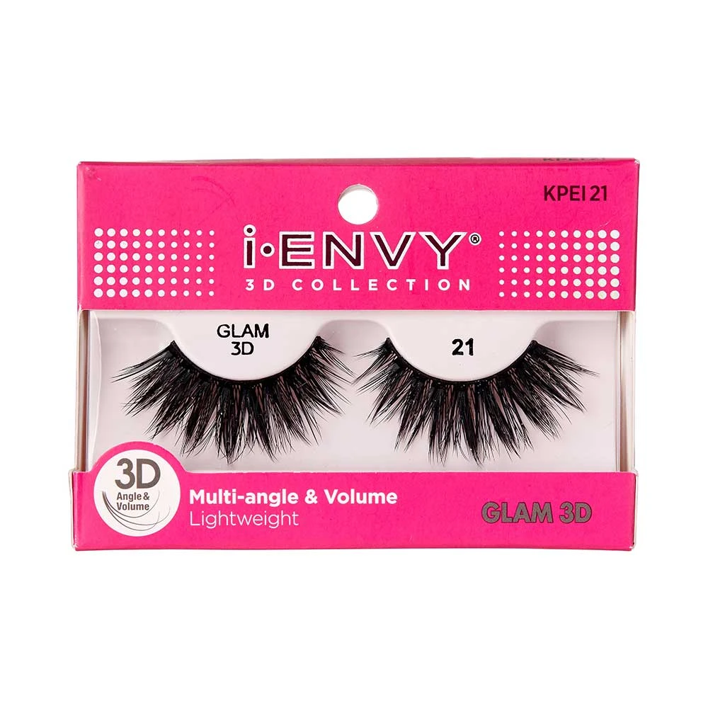 Kiss I Envy Glam 3D Collection 21 Eyelashes - KPEI21 Kiss I Envy Glam 3D Collection 21 Eyelashes - KPEI21 -Beauty and Company fbcea09bd2aa33d8c1902137e549e640