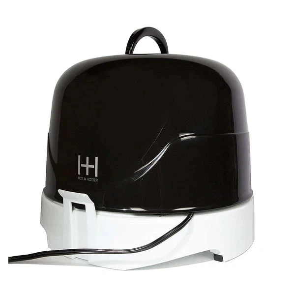 Hot & Hotter Salon Ceramic Ionic Hood Dryer BLK & WHITE #5916 Hot & Hotter Salon Ceramic Ionic Hood Dryer BLK & WHITE #5916 -Beauty and Company hh4