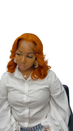 HERSHE PINK 13X4 BOB GINGER BD WIG