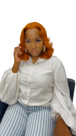 HERSHE PINK 13X4 BOB GINGER BD WIG -Beauty and Company image2 removebg preview 46512746 50f3 456a adc8 ec3f77f90e12